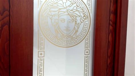 porta in vetro versace